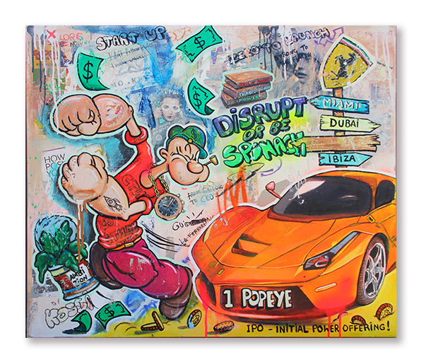 Disrupt or be spinach!