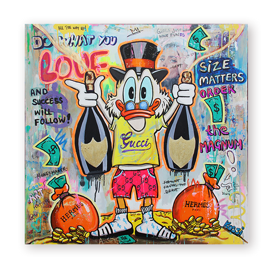 Scrooge McDuck Magnums and Money
