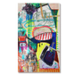 "From the Within" by Kristin Kossi, 2024 – expressive, colorful large-scale artwork on unstretched canvas with bold brushstrokes and textured layers.