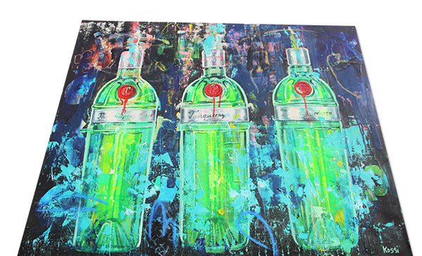 Drei Tanqueray Nr. 10