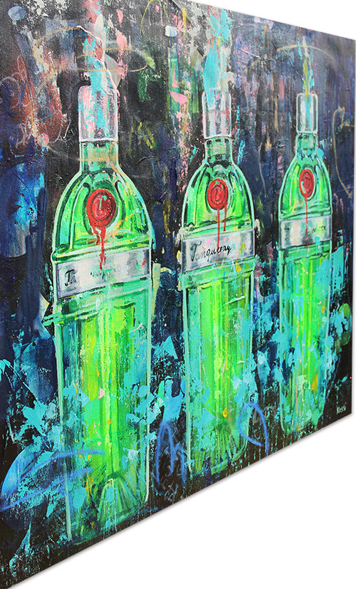 Drei Tanqueray Nr. 10