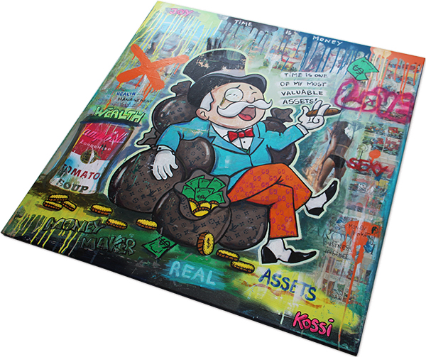 Mr. Monopoly No Limit Lifestyle - KRISTIN KOSSI ART